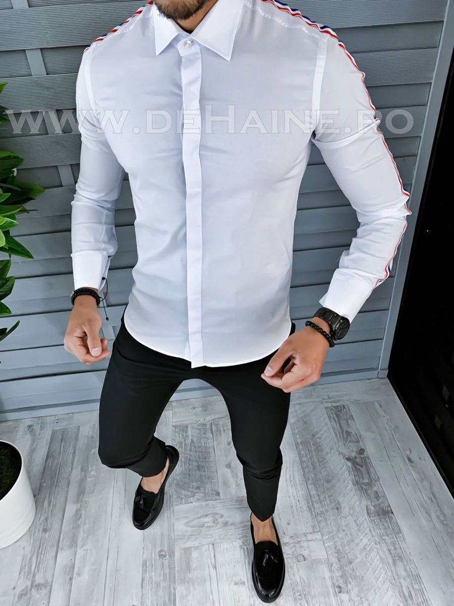 Camasa barbati alba slim fit a5901 v2-3